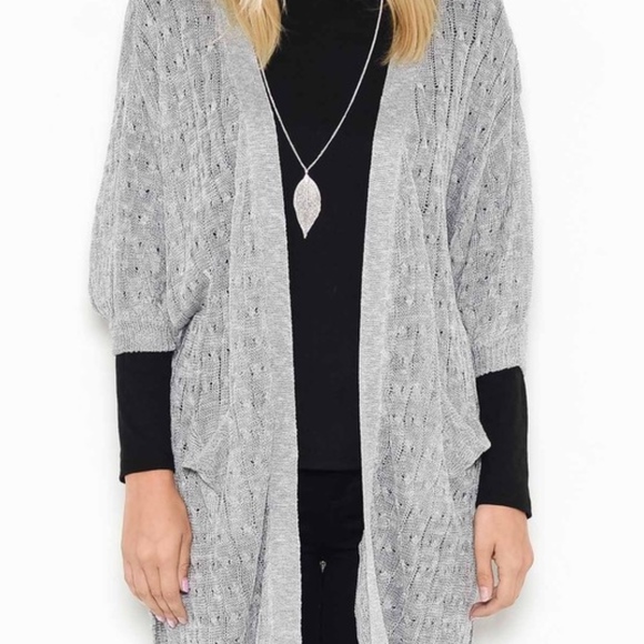 SUMMER-WEIGHT KNIT CARDIGAN - Picture 2 of 4